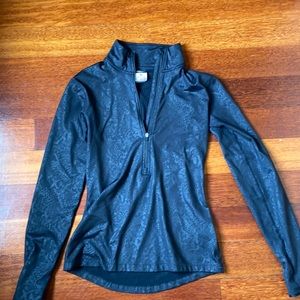 Black Snakeskin Quarter-zip - Nike